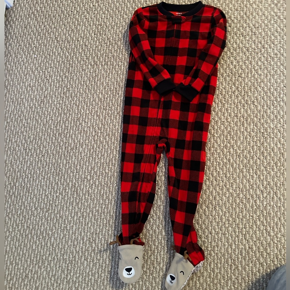 Carters 3T fleece footie pyjamas